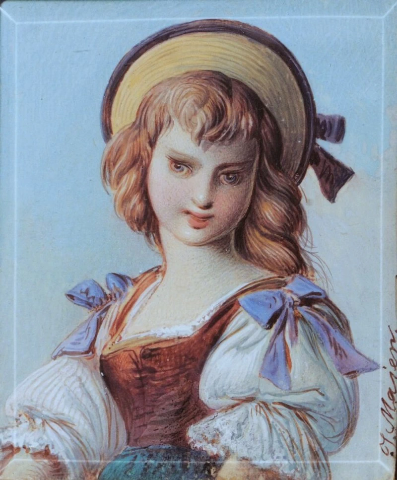 Ritratto di ragazza con cappello di paglia - Nationalmuseum
